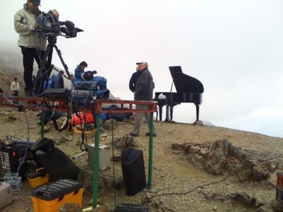 Bryn Terfel on location in Wales
