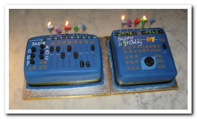 SADiE cakes at the BBC