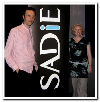 Alan Hall and Nina Perry at In the Dark