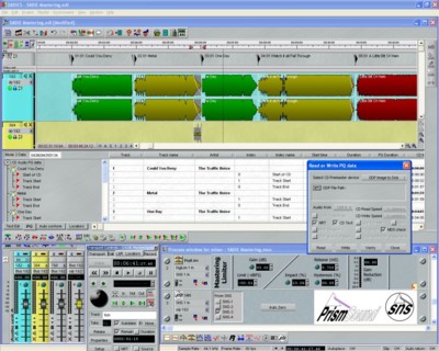 SADiE series 5 software screen shot